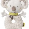 Zabawki dla niemowlaka - Uniwersalny zestaw Koala od Fehn i książeczka interaktywna Australia
