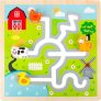 Zabawa zręcznościowa dla dzieci  Farma , puzzle uniw