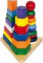 Sorter dla dzieci piramida 3 w 1, kształty , figury ,kolory , zabawka montessori  uniw