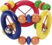 Grzechotka drewniana , piłka do zabawy dla dzieci, pierścienie dotykowe 9 cm uniw –  Goki – Grzechotki dla niemowląt
