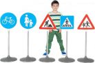 Duże Znaki drogowe do zabawy dla dzieci uniw – Klein – Jeździki