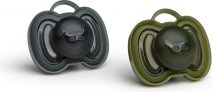 HeroPacifier Black & Green, 0-6 Months, 2-pack – Herobility – Smoczki dla dzieci