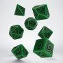 Komplet Kości celtycki – Zielono-czarny 3D